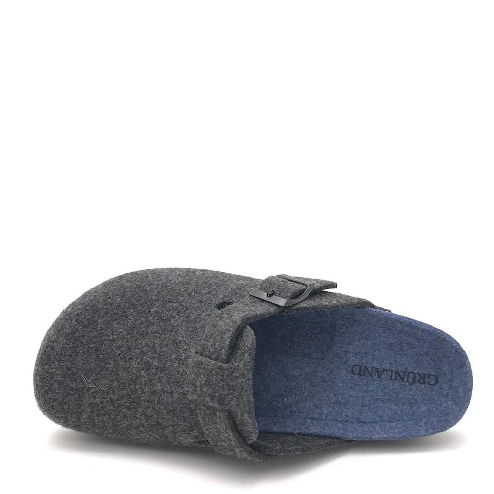 Zulian Calzature Ciabatta Reps Antracite-indaco