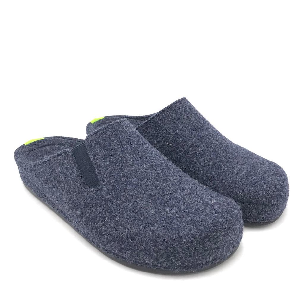 Zulian Calzature Ciabatta Reps Navy