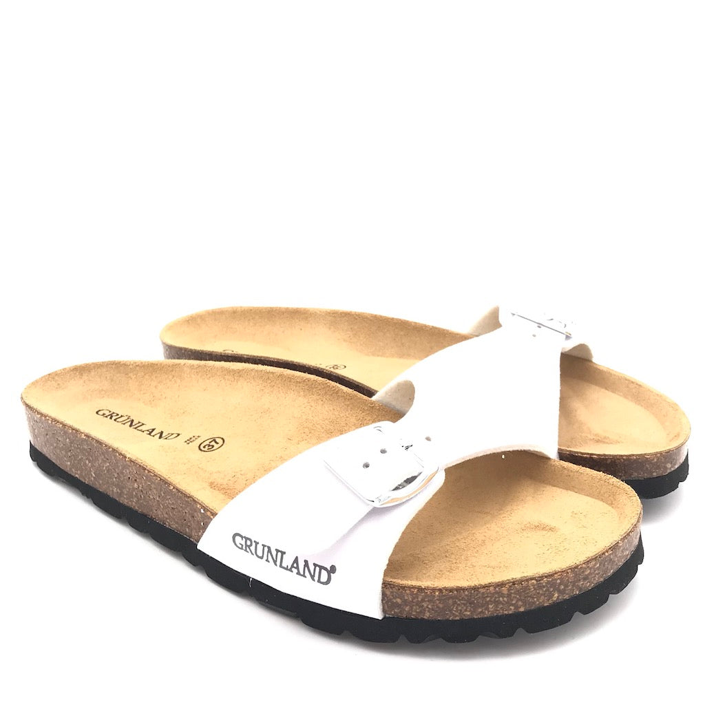 Zulian Calzature Ciabatta Sara Fascia Bianca