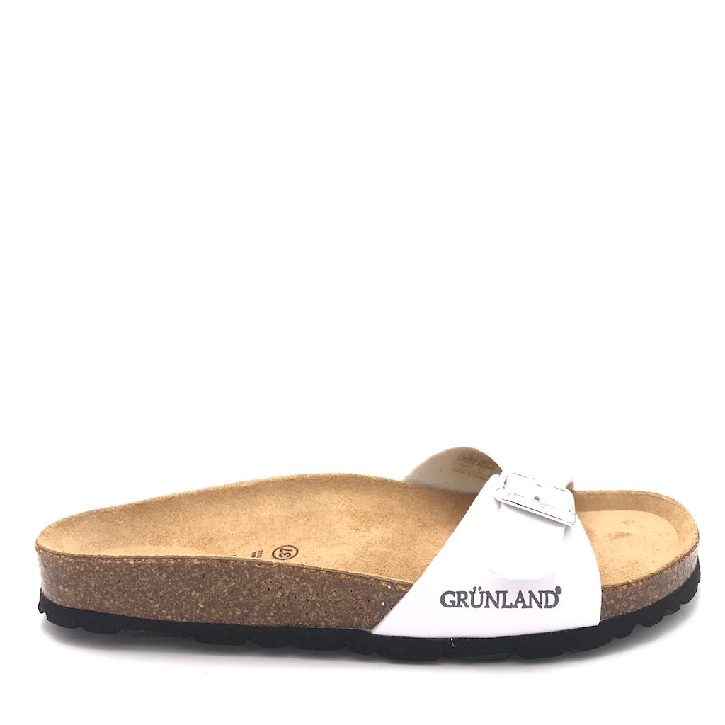 Zulian Calzature Ciabatta Sara fascia bianca