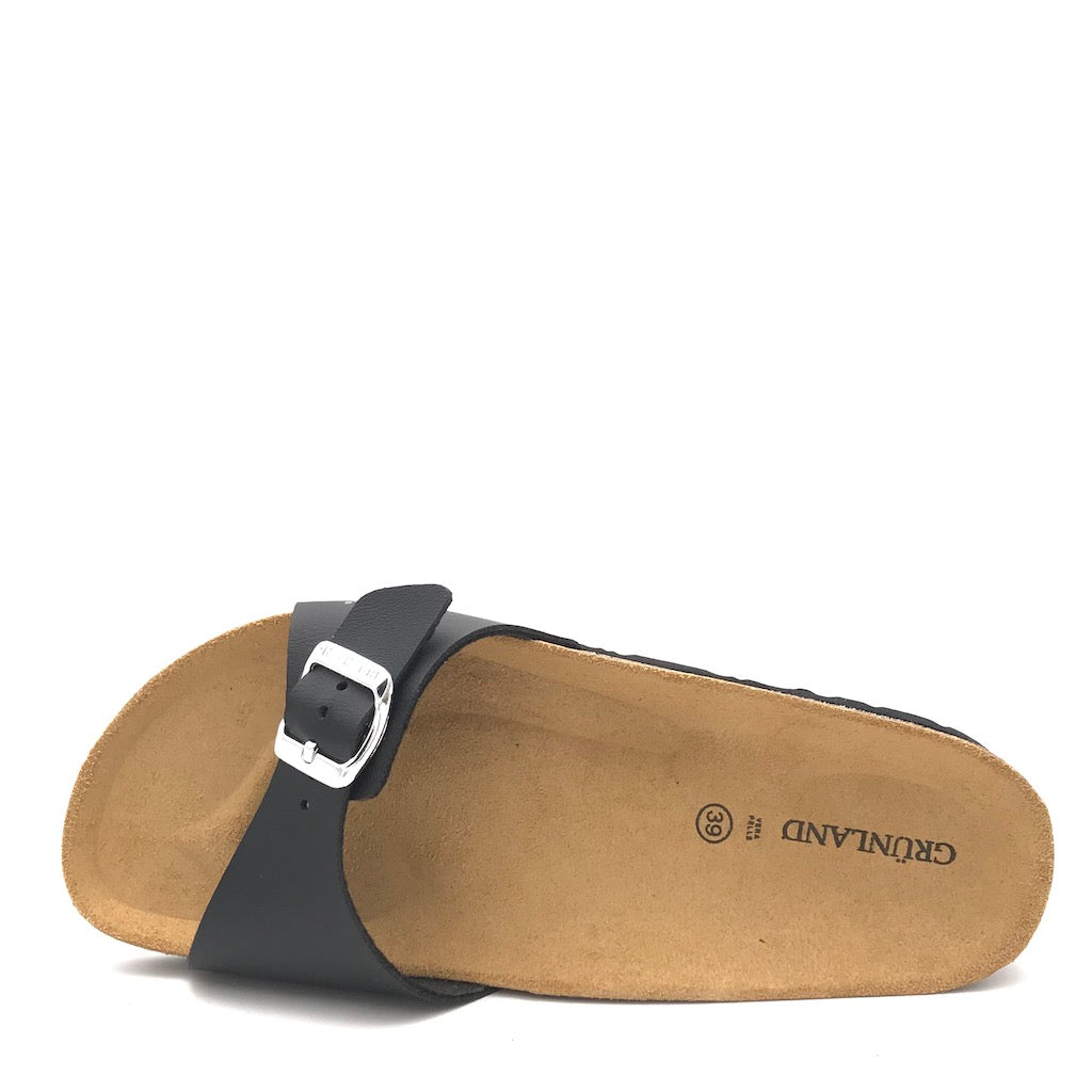 Zulian Calzature Ciabatta Sara Fascia Nera