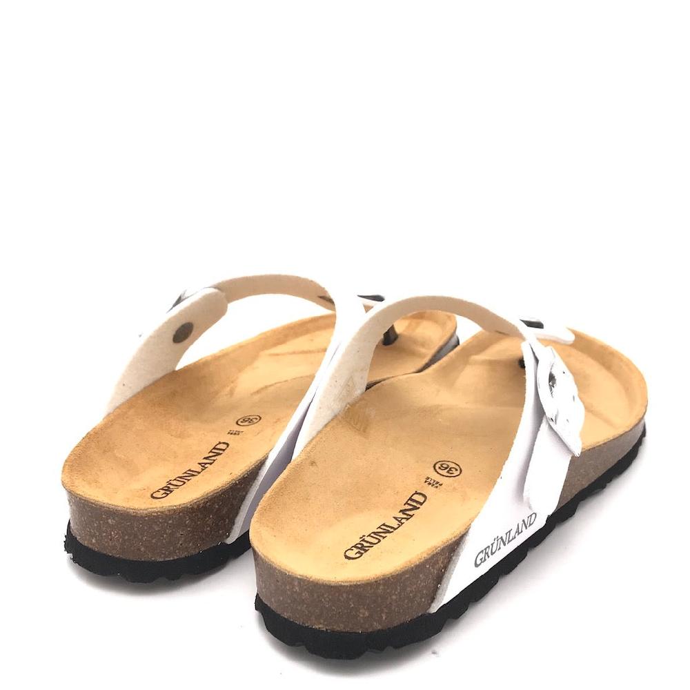 Zulian Calzature Ciabatta Sara Infradito Bianco