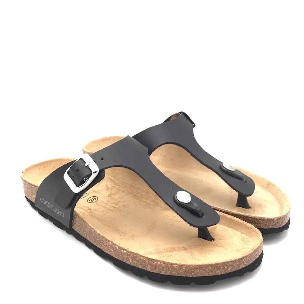 Zulian Calzature Ciabatta Sara Infradito Nera