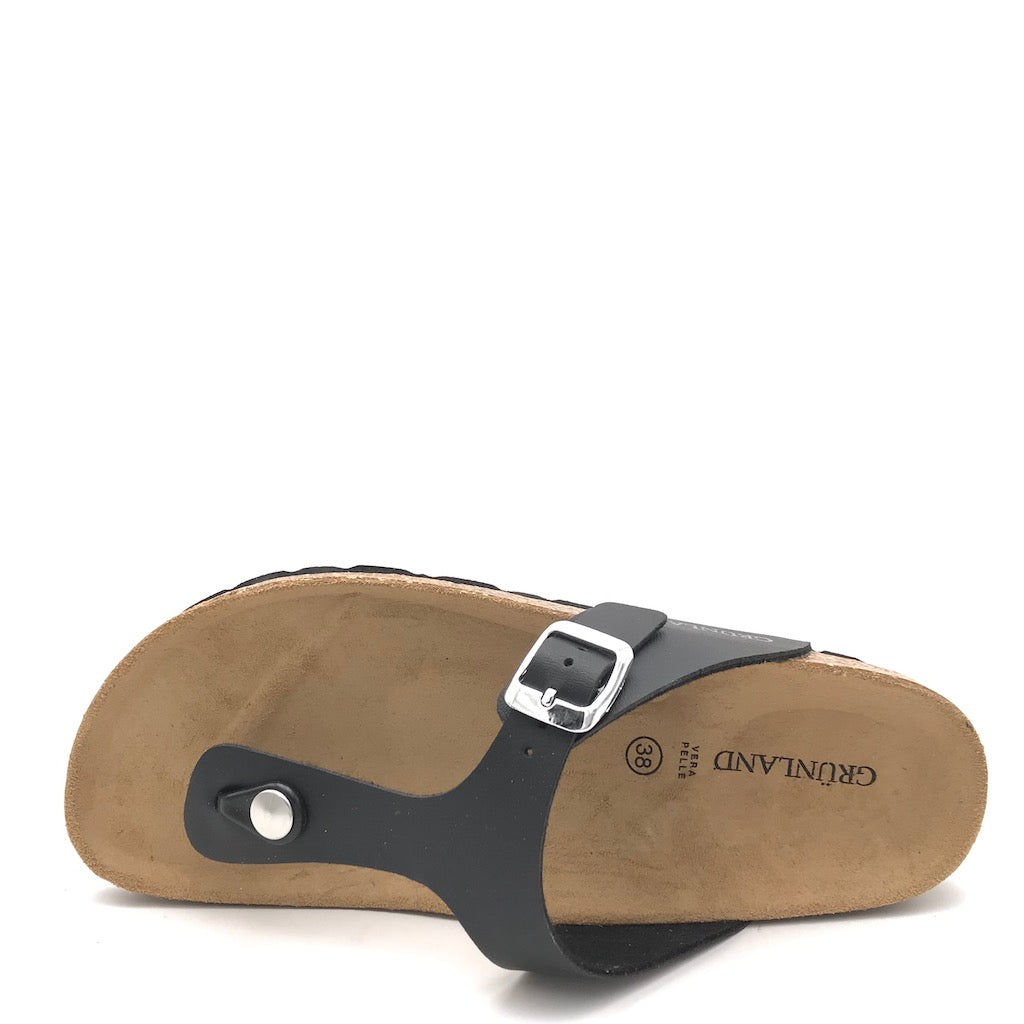 Zulian Calzature Ciabatta Sara Infradito Nera