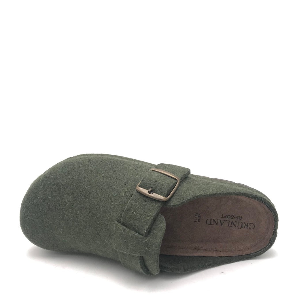 Zulian Calzature Ciabatta Siru Muschio