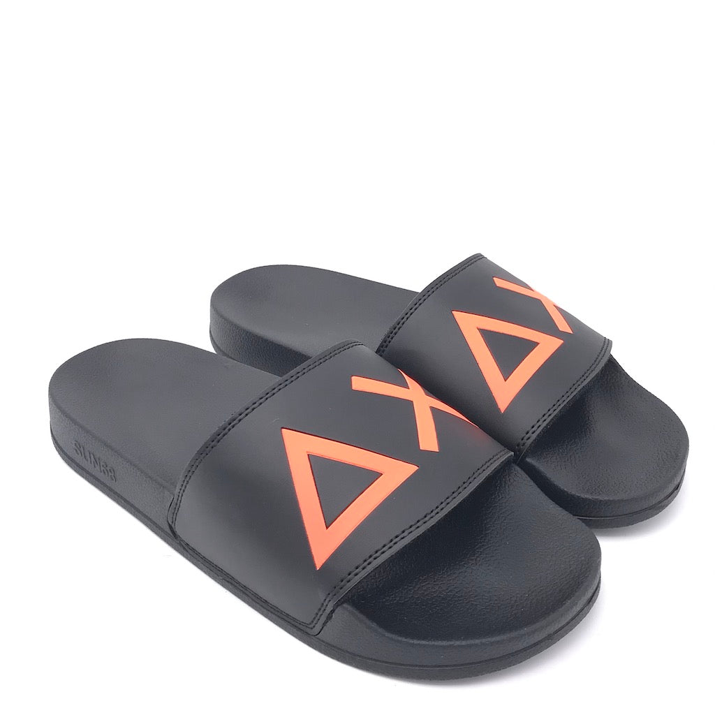 Zulian Calzature Ciabatta Slipper Logo Nera