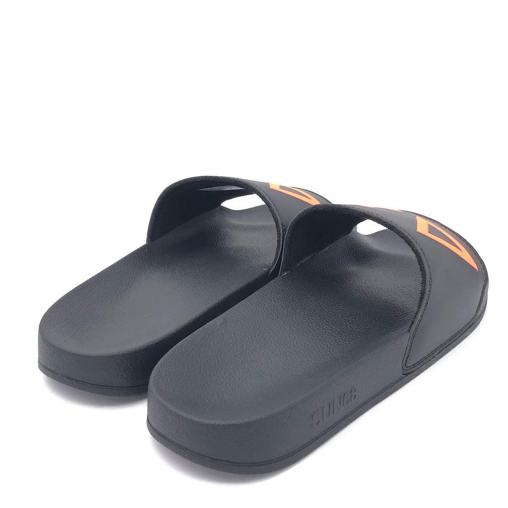 Zulian Calzature Ciabatta Slipper Logo Nera