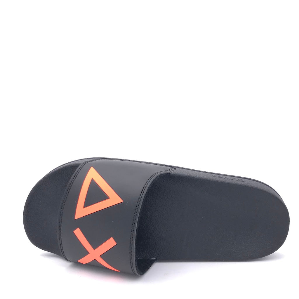 Zulian Calzature Ciabatta Slipper Logo Nera