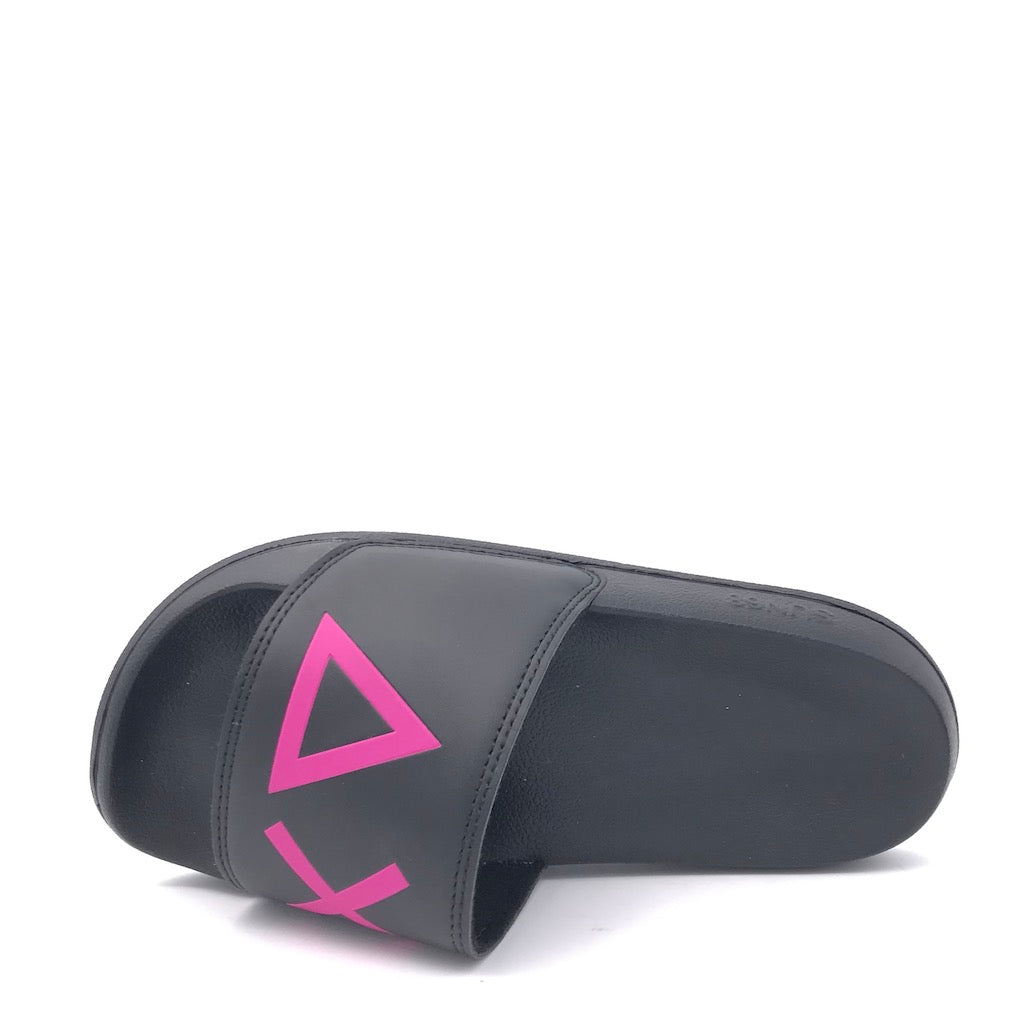 Zulian Calzature Ciabatta Slipper Logo Nera