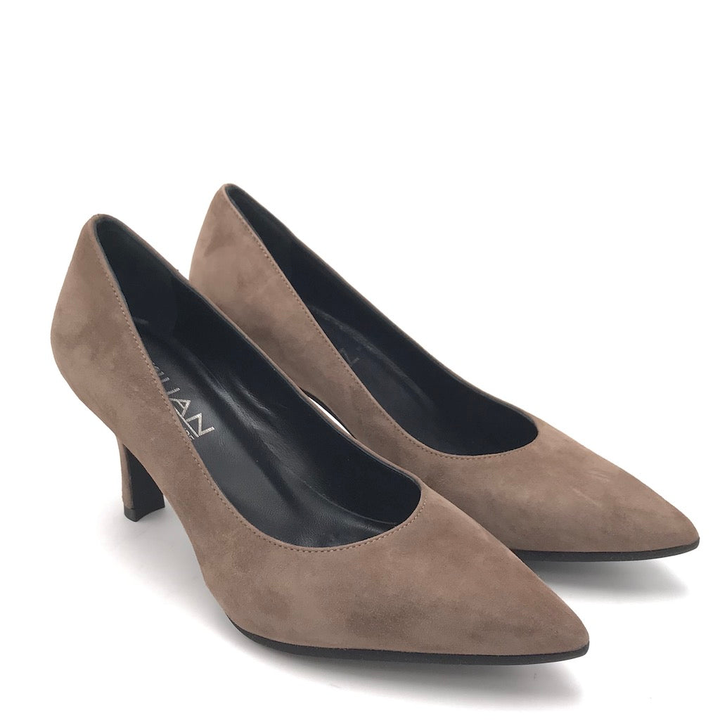 Zulian Calzature Decolletè Lory In Camoscio Acero