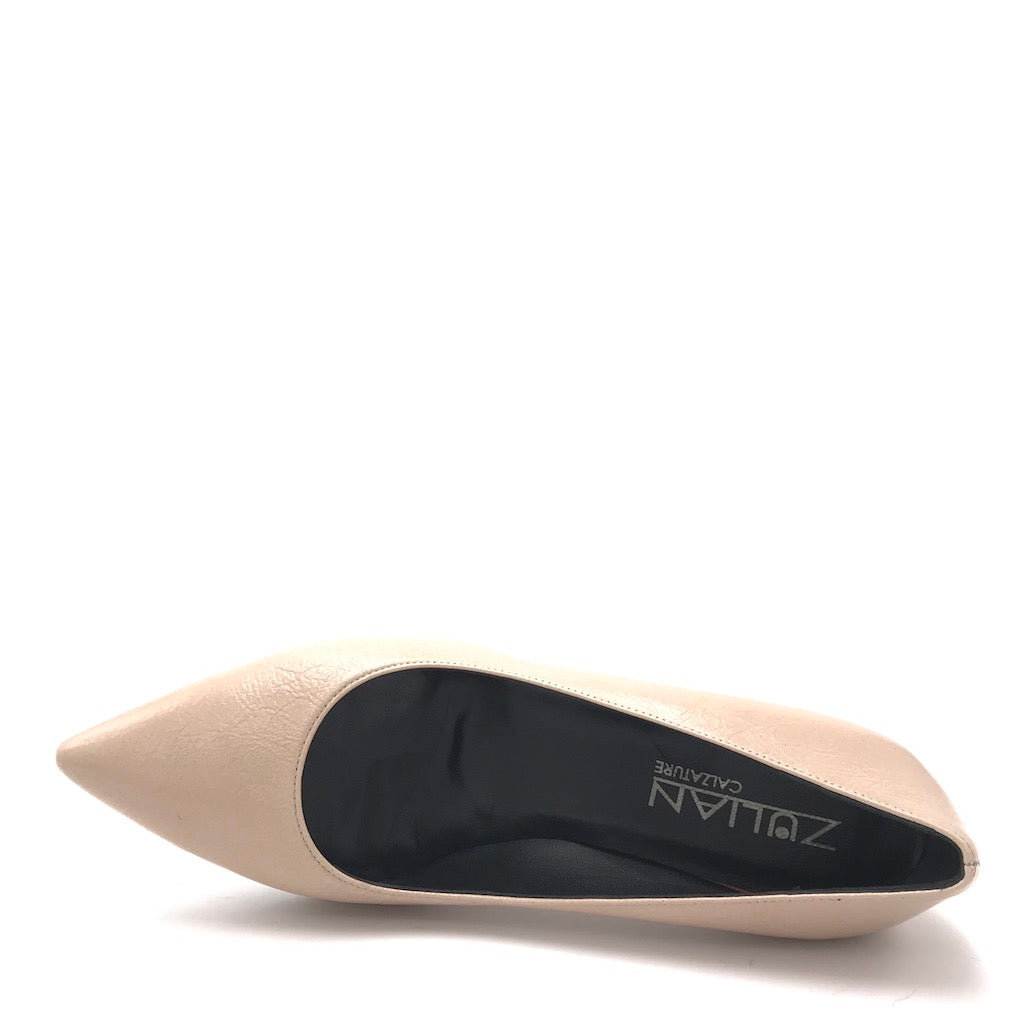 Zulian Calzature Decolletè Lory In Naplak Cipria