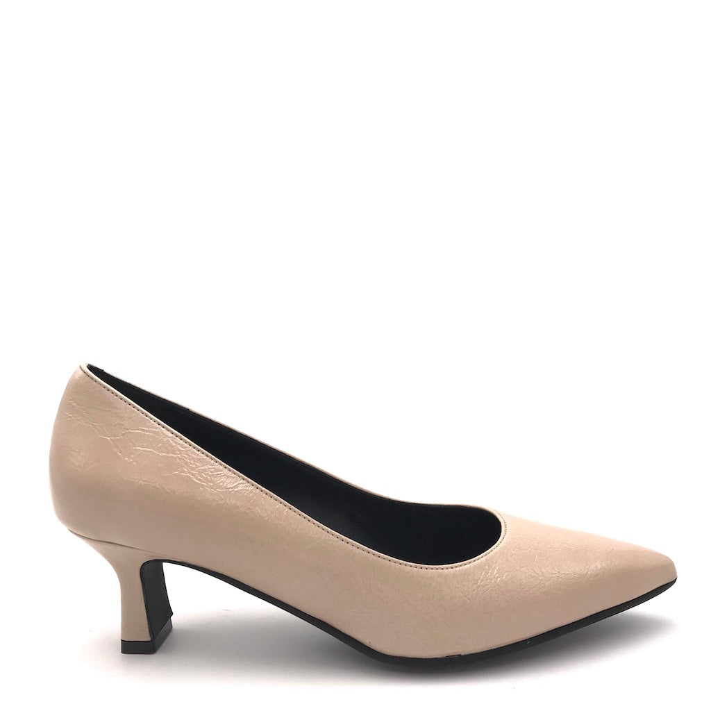 Zulian Calzature Decolletè Lory in naplak cipria