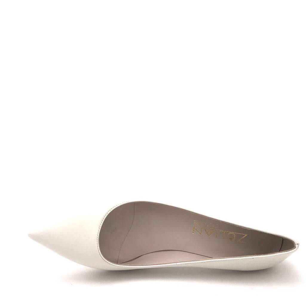 Zulian Calzature Decolletè Lory In Nappa Avorio