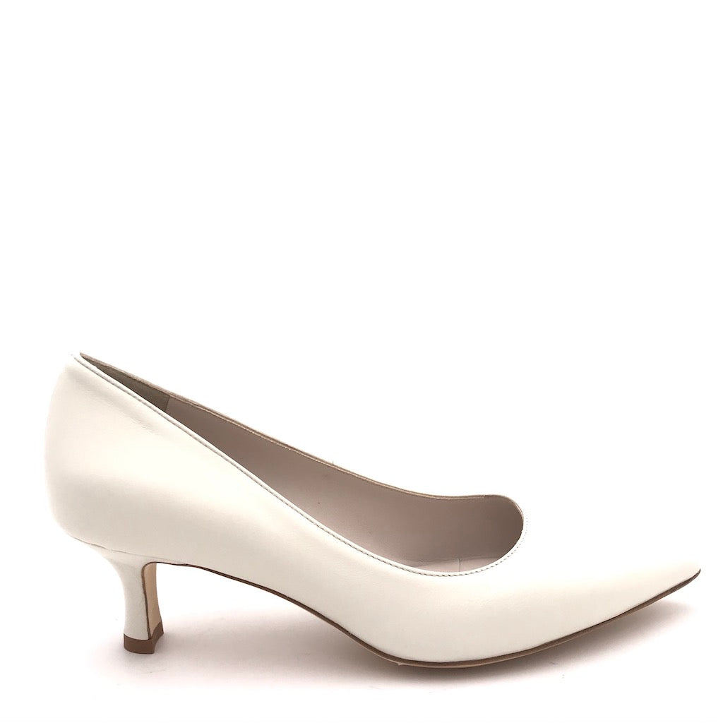 Zulian Calzature Decolletè Lory in nappa avorio