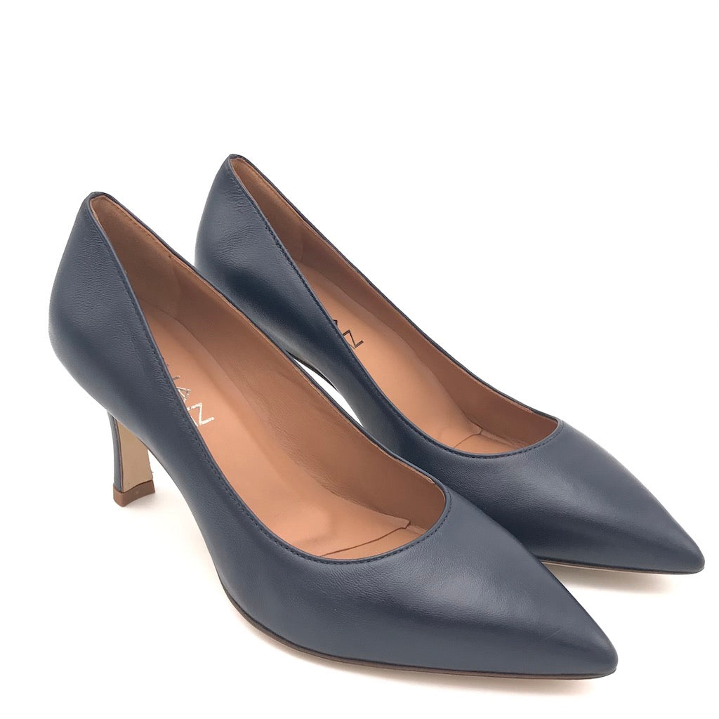 Zulian Calzature Decolletè Lory In Nappa Blu