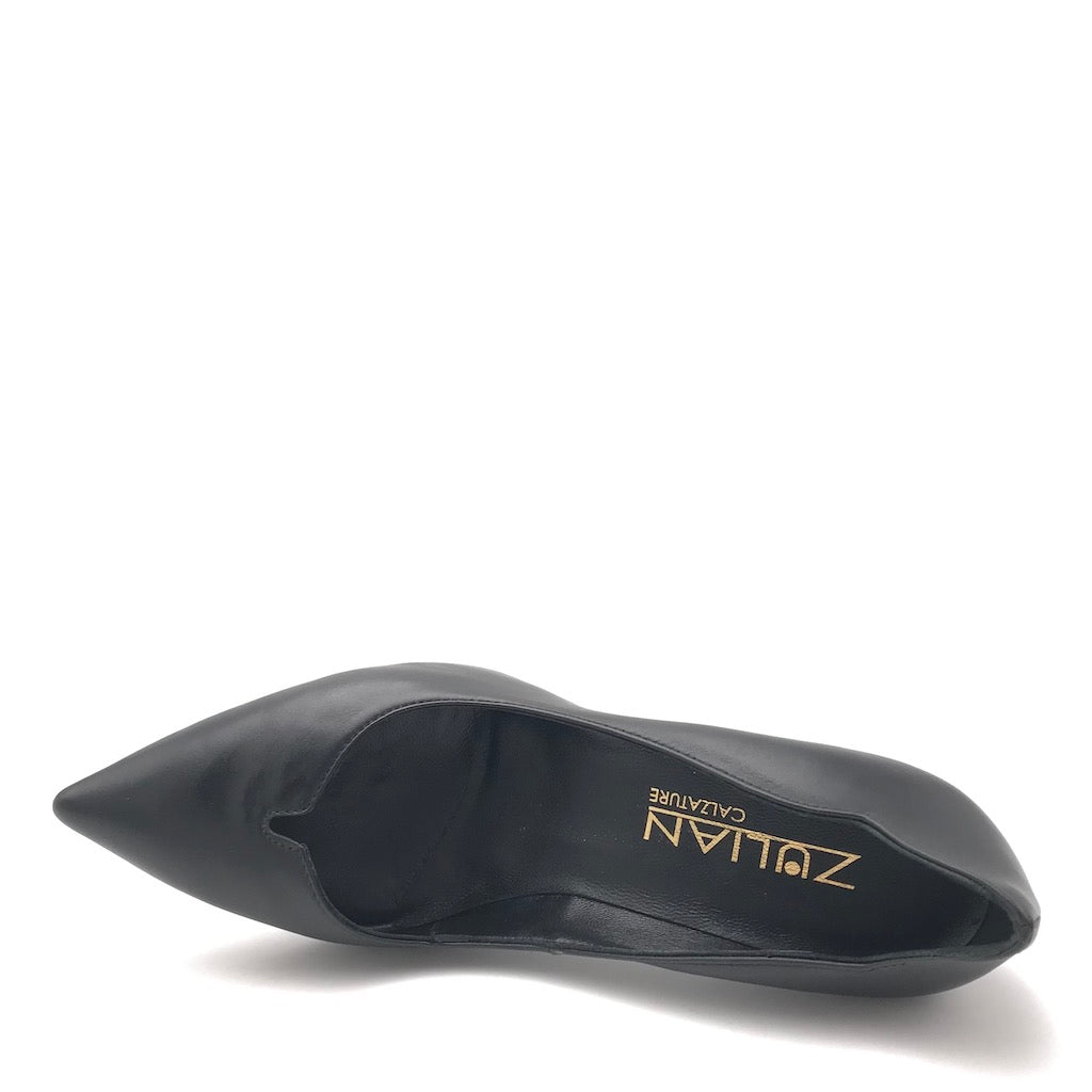 Zulian Calzature Decolletè Lory Scollo A V Nera