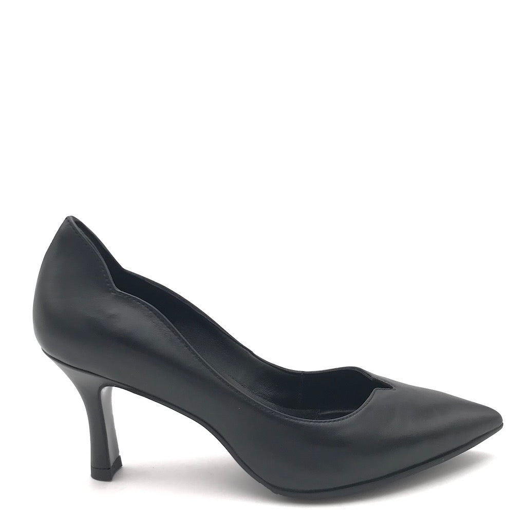 Zulian Calzature Decolletè Lory scollo a V nera