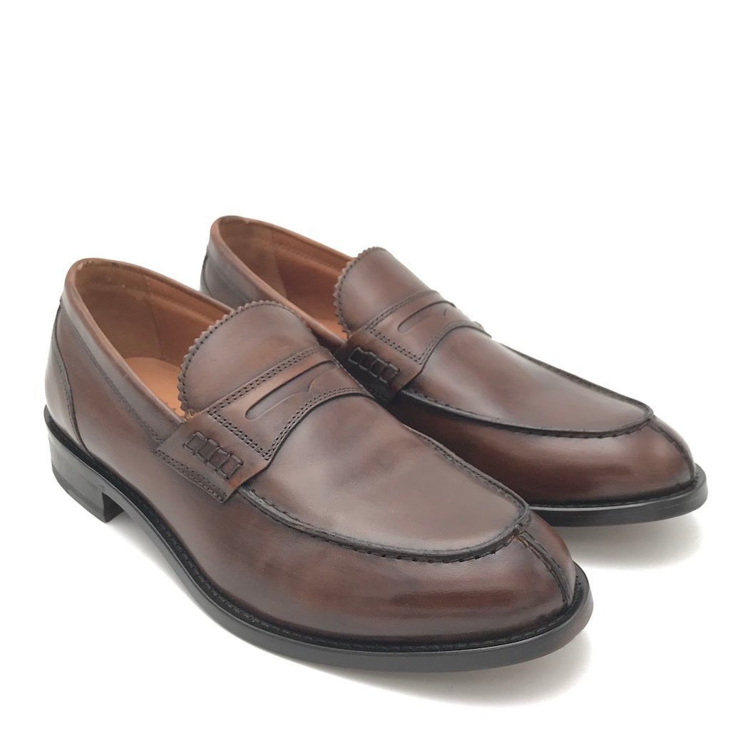 Zulian Calzature Mocassino College Marrone