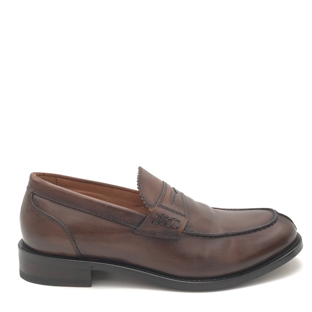 Zulian Calzature Mocassino college marrone