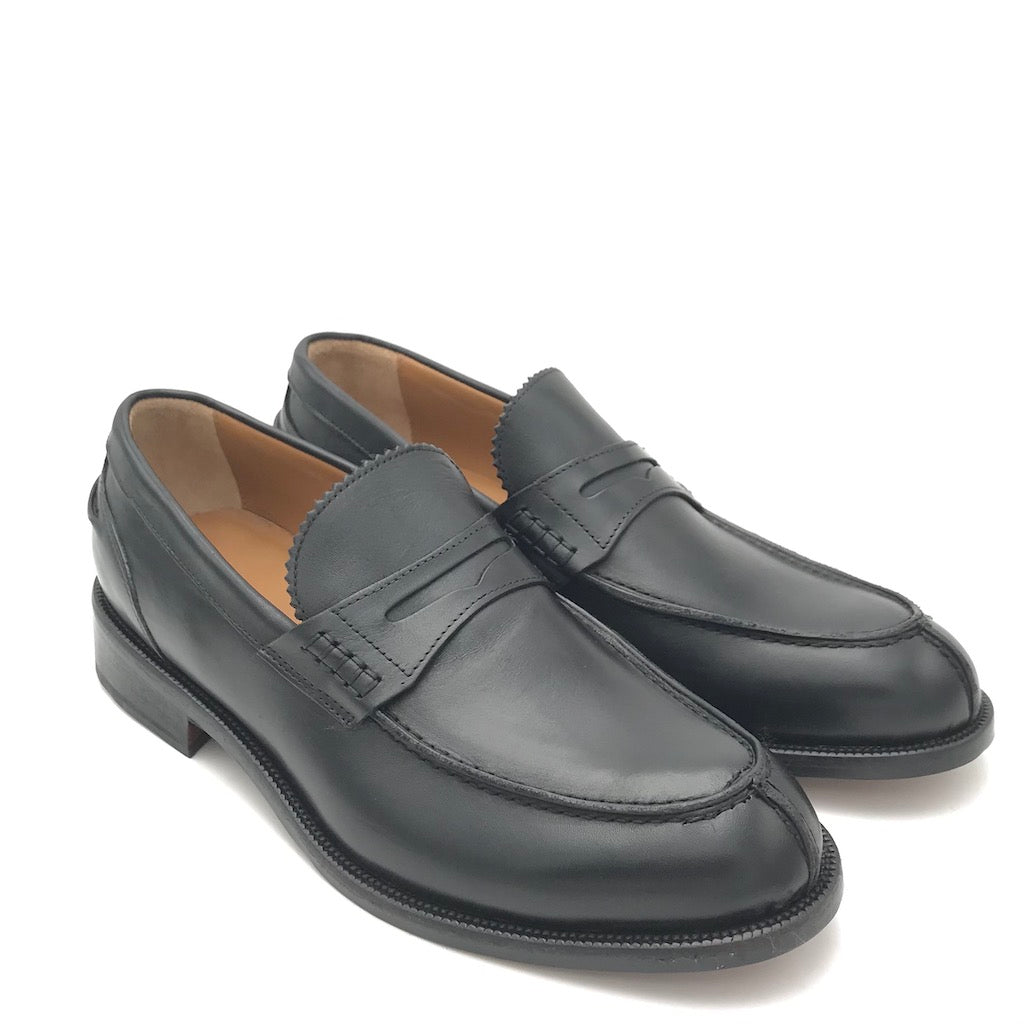 Zulian Calzature Mocassino College Nero