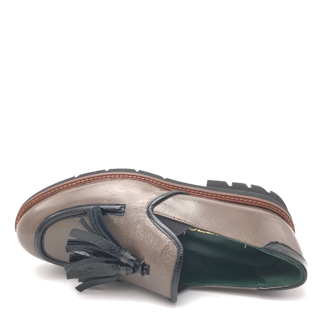 Zulian Calzature Mocassino In Naplak Elefant