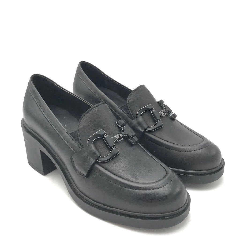 Zulian Calzature Mocassino In Nappa Nera
