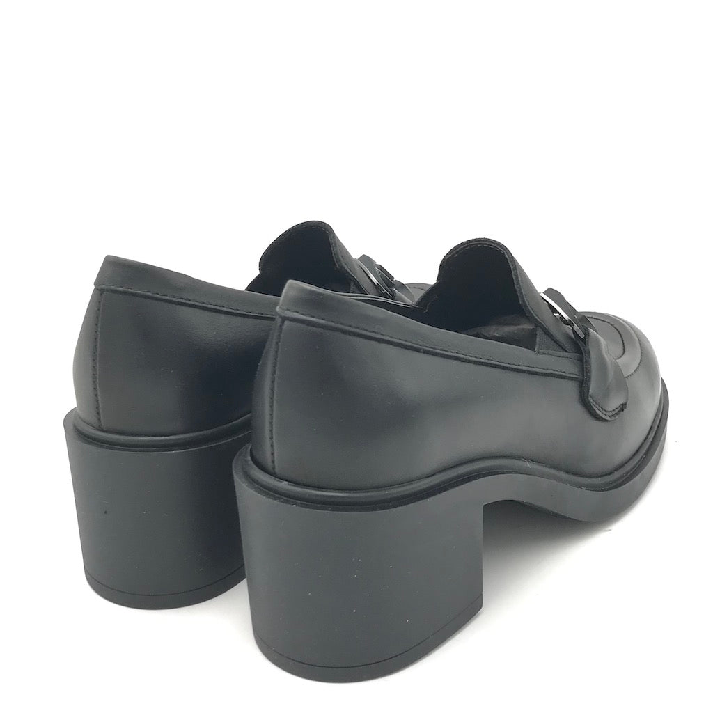 Zulian Calzature Mocassino In Nappa Nera