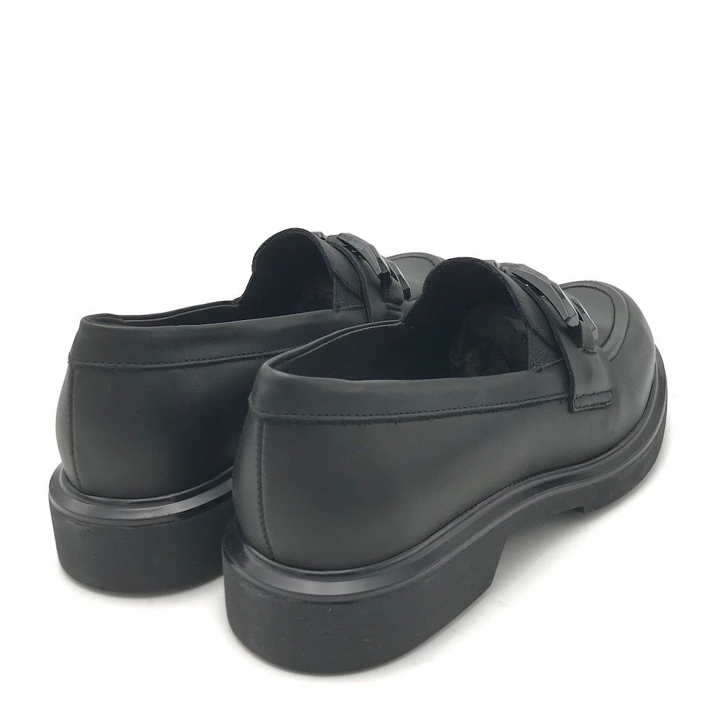 Zulian Calzature Mocassino In Nappa Nera