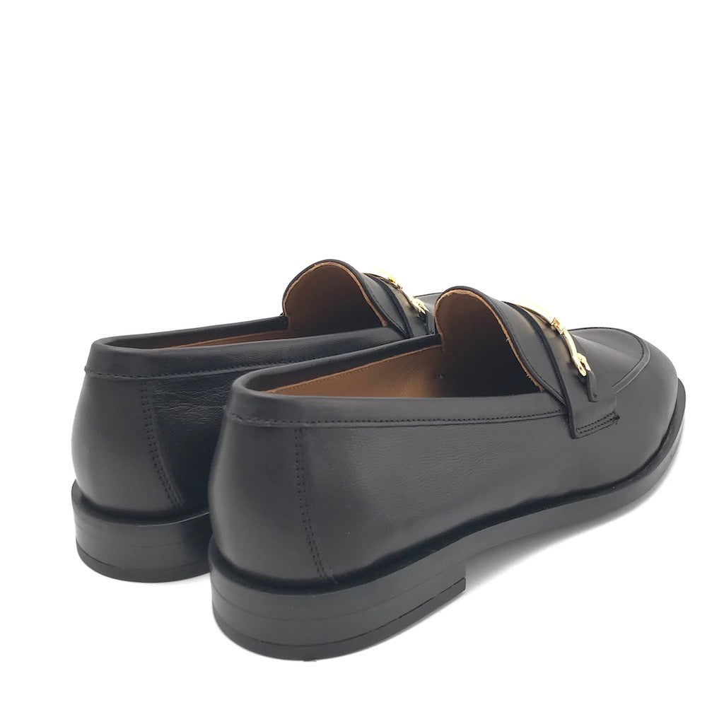 Zulian Calzature Mocassino In Nappa Nera