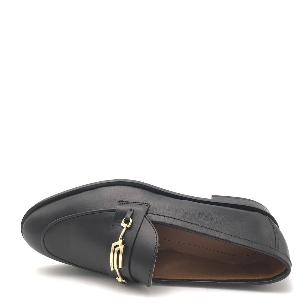 Zulian Calzature Mocassino In Nappa Nera