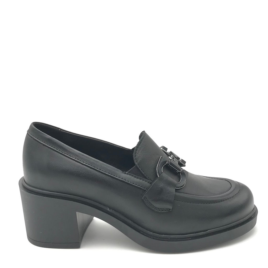 Zulian Calzature Mocassino in nappa nera