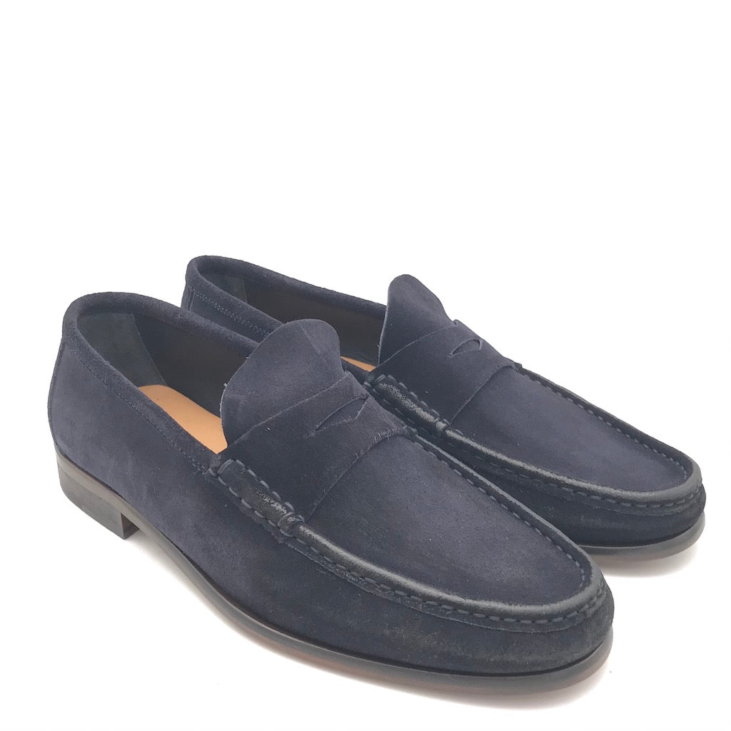 Zulian Calzature Mocassino In Velour Blu