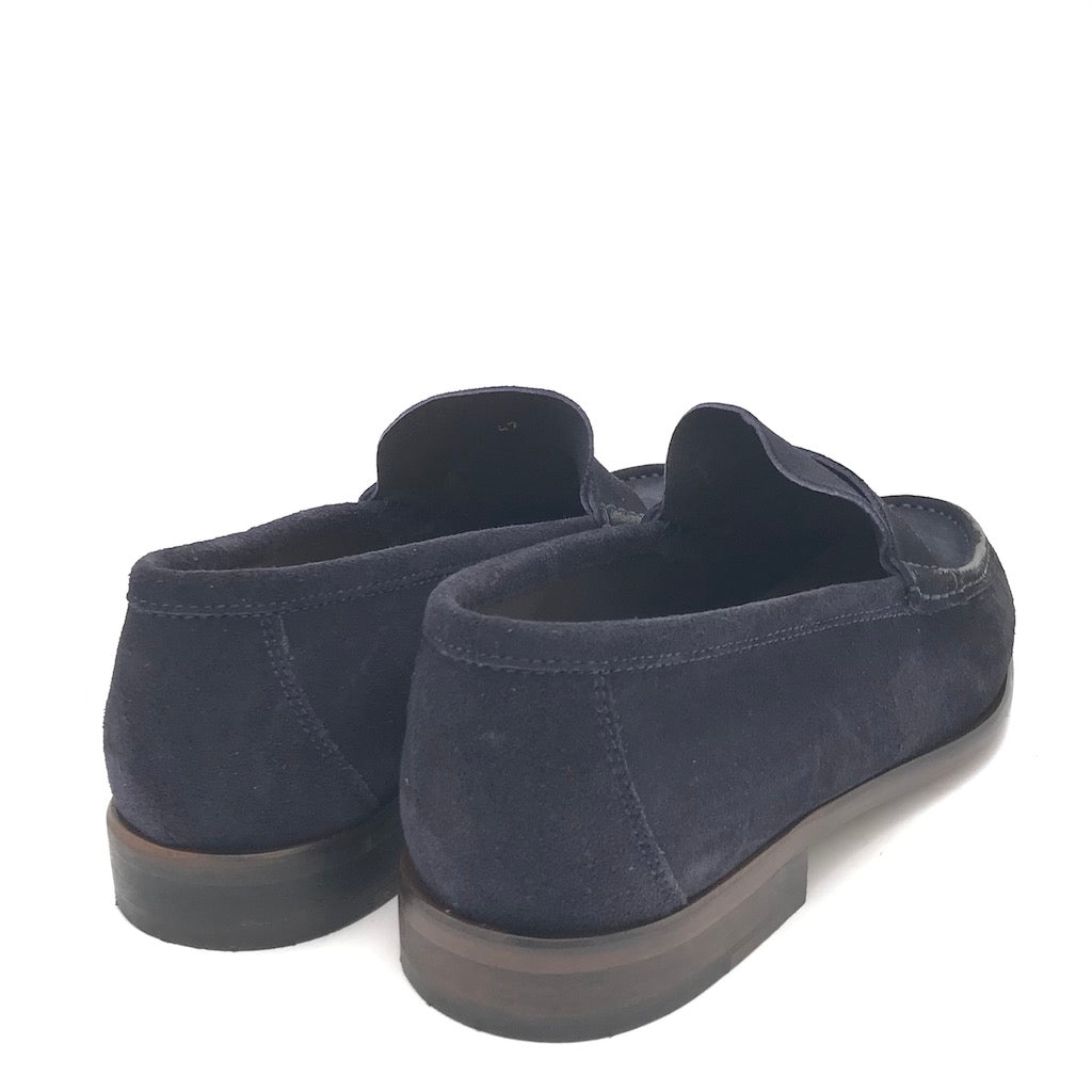 Zulian Calzature Mocassino In Velour Blu