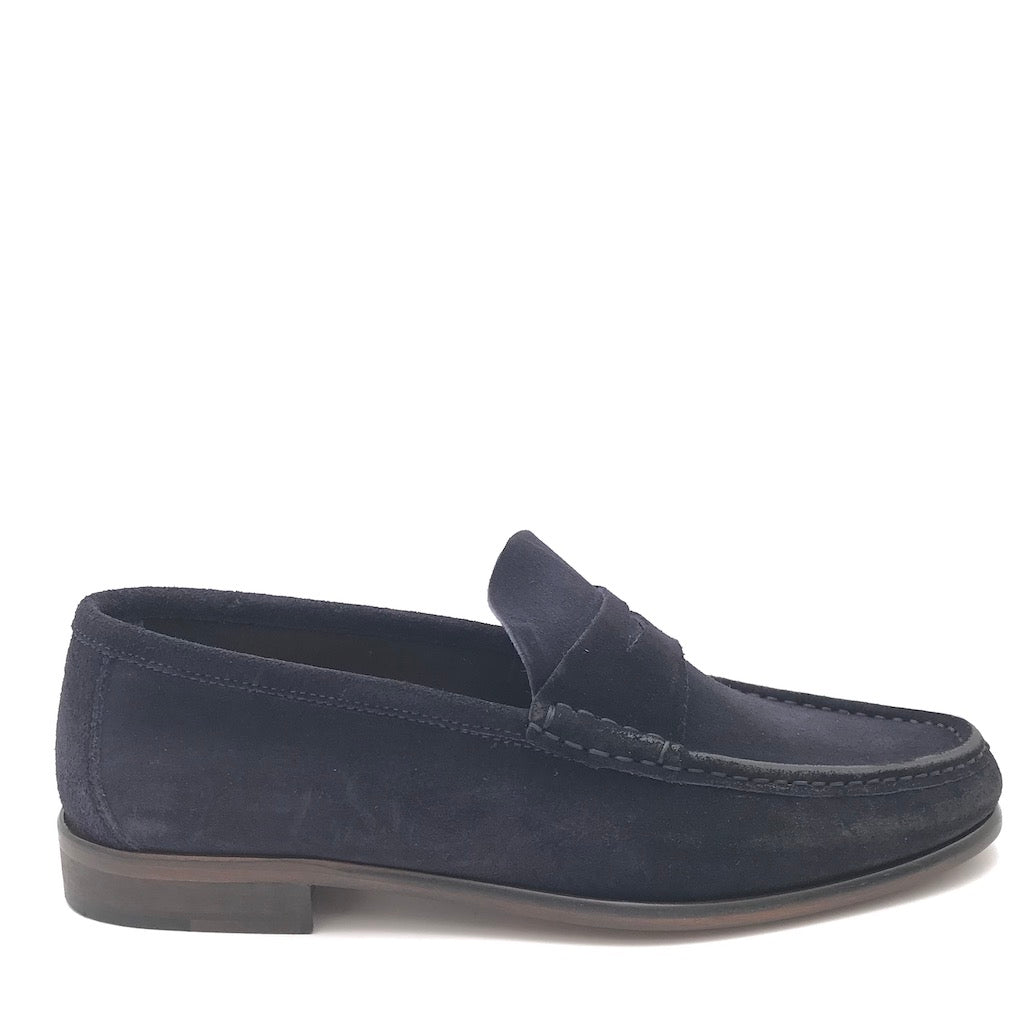 Zulian Calzature Mocassino in velour blu