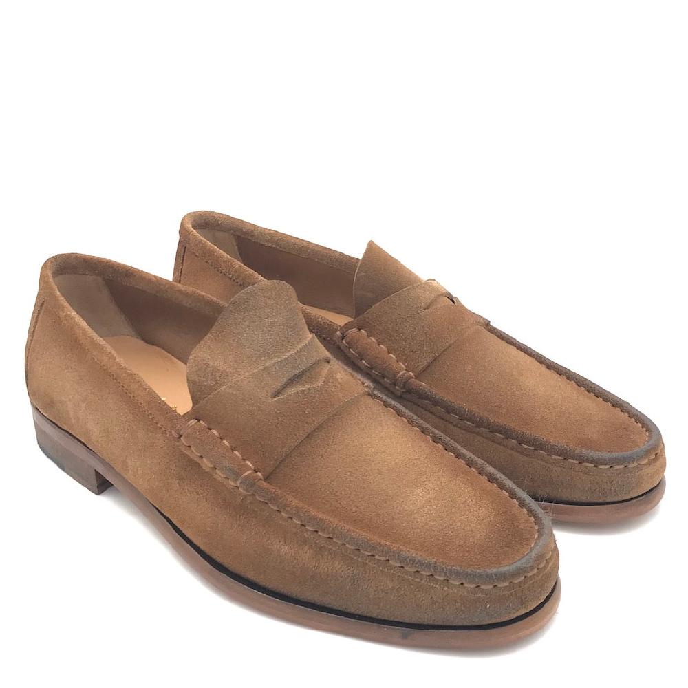 Zulian Calzature Mocassino In Velour Taupe