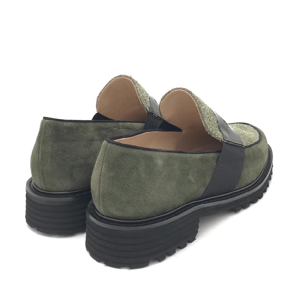 Zulian Calzature Mocassino Lina Verde