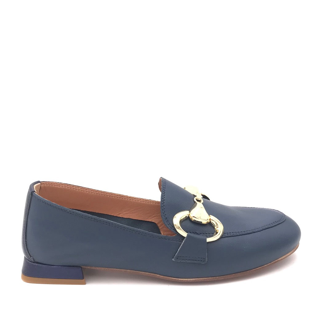 Zulian Calzature Mocassino nappa blu
