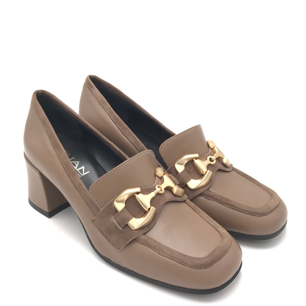 Zulian Calzature Mocassino Paola In Pelle Acero