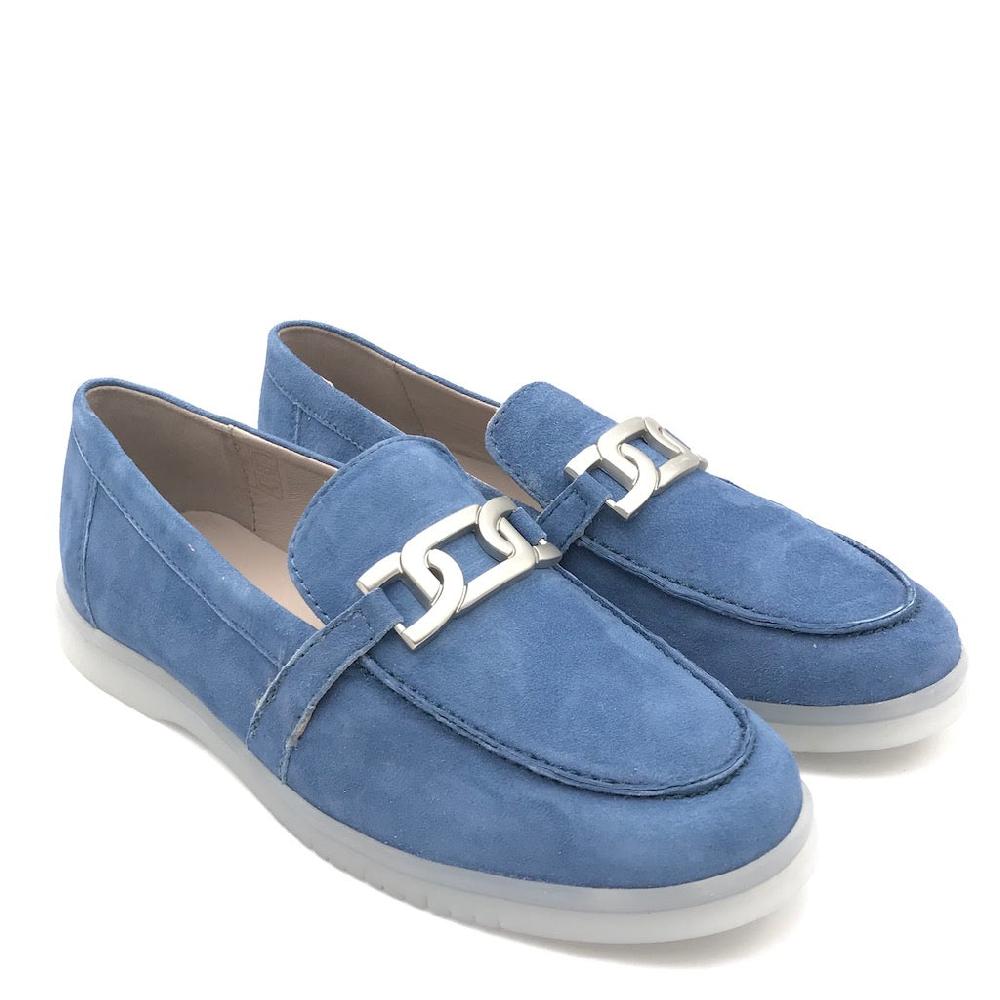 Zulian Calzature Mocassino Taco Cielo