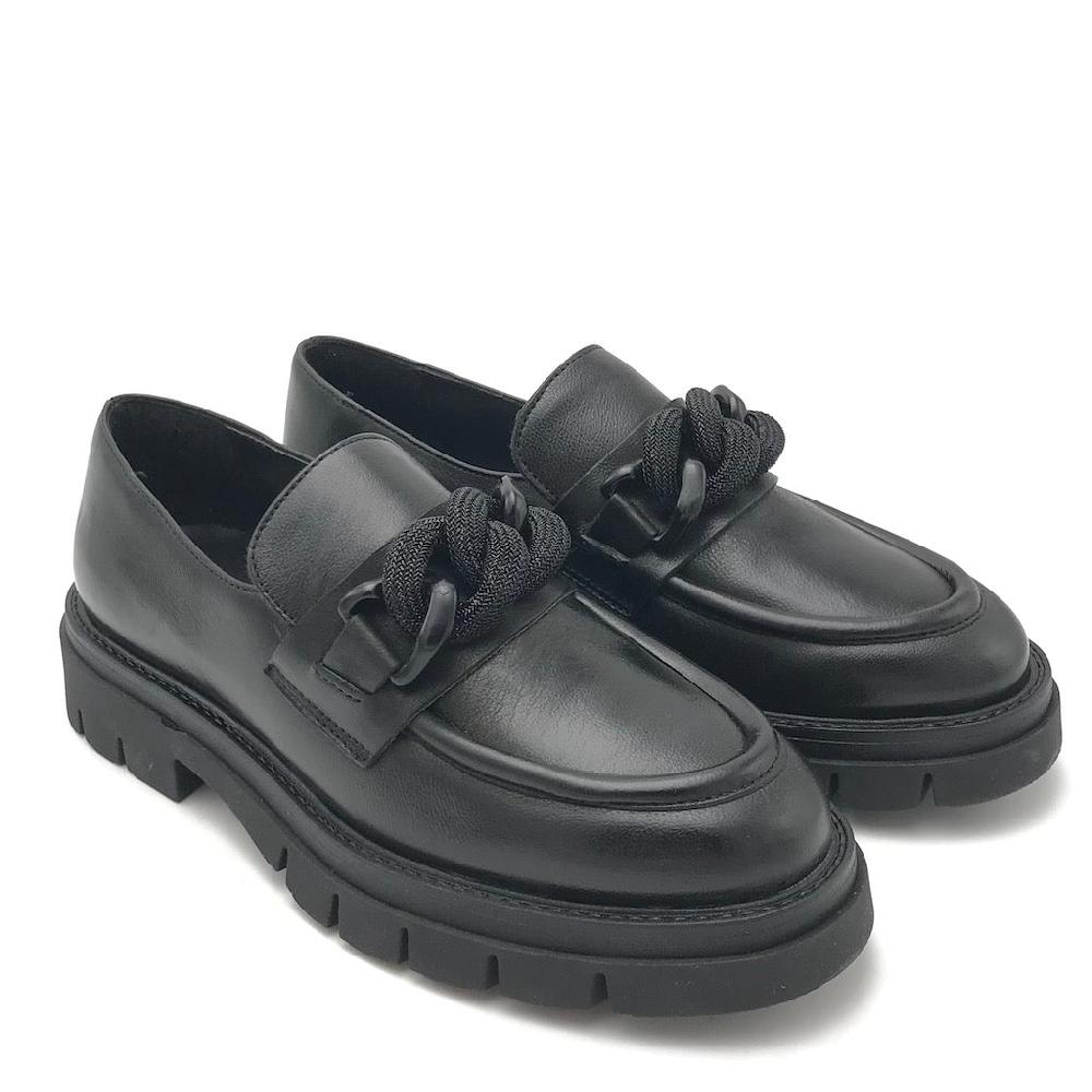 Zulian Calzature Mocassino Taylor Catena Nero