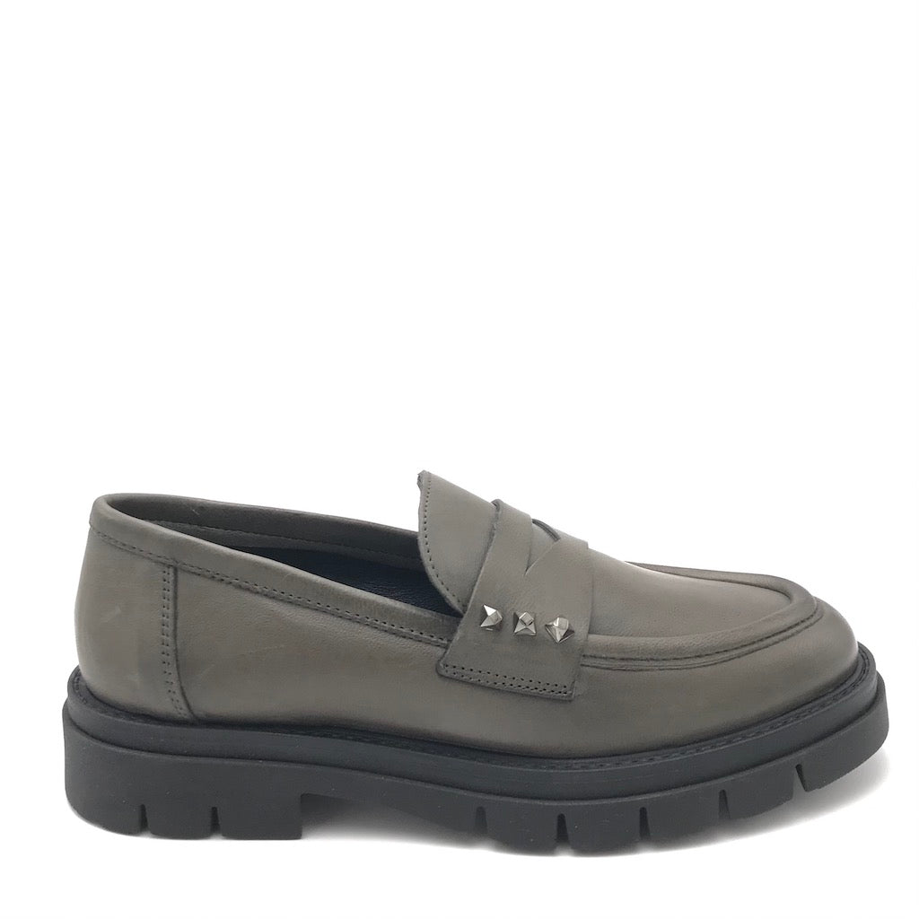 Zulian Calzature Mocassino Taylor color fumo