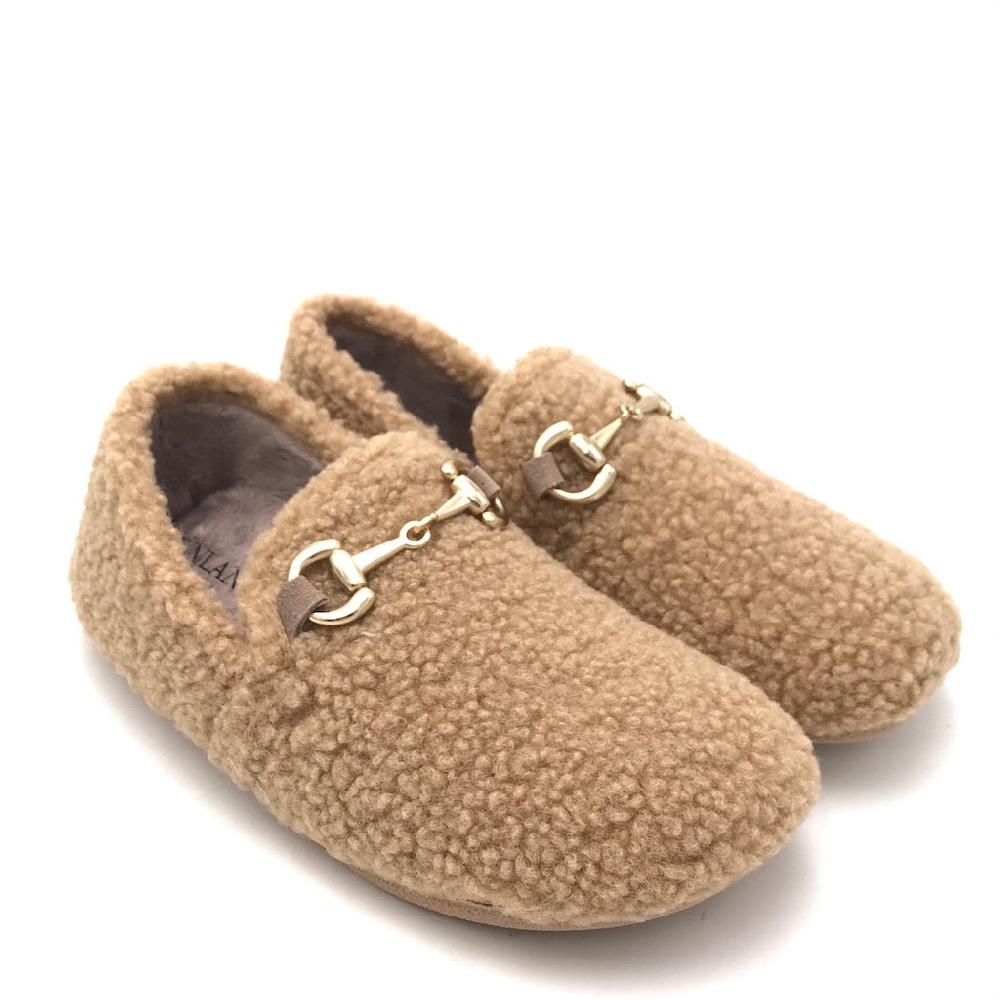 Zulian Calzature Pantofola Gles Beige