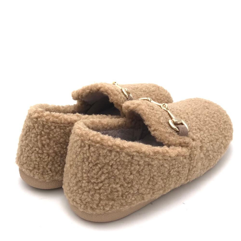 Zulian Calzature Pantofola Gles Beige