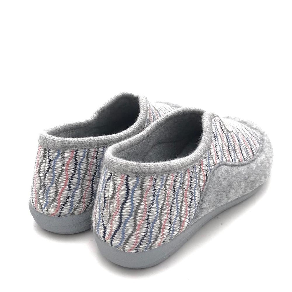 Zulian Calzature Pantofola Reca Grigio