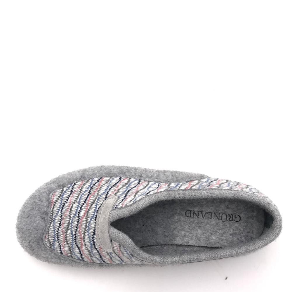 Zulian Calzature Pantofola Reca Grigio