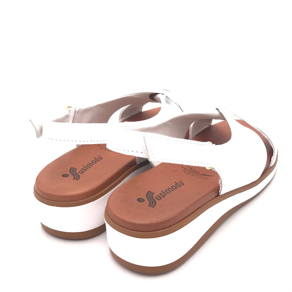 Zulian Calzature Sandalo Bianco