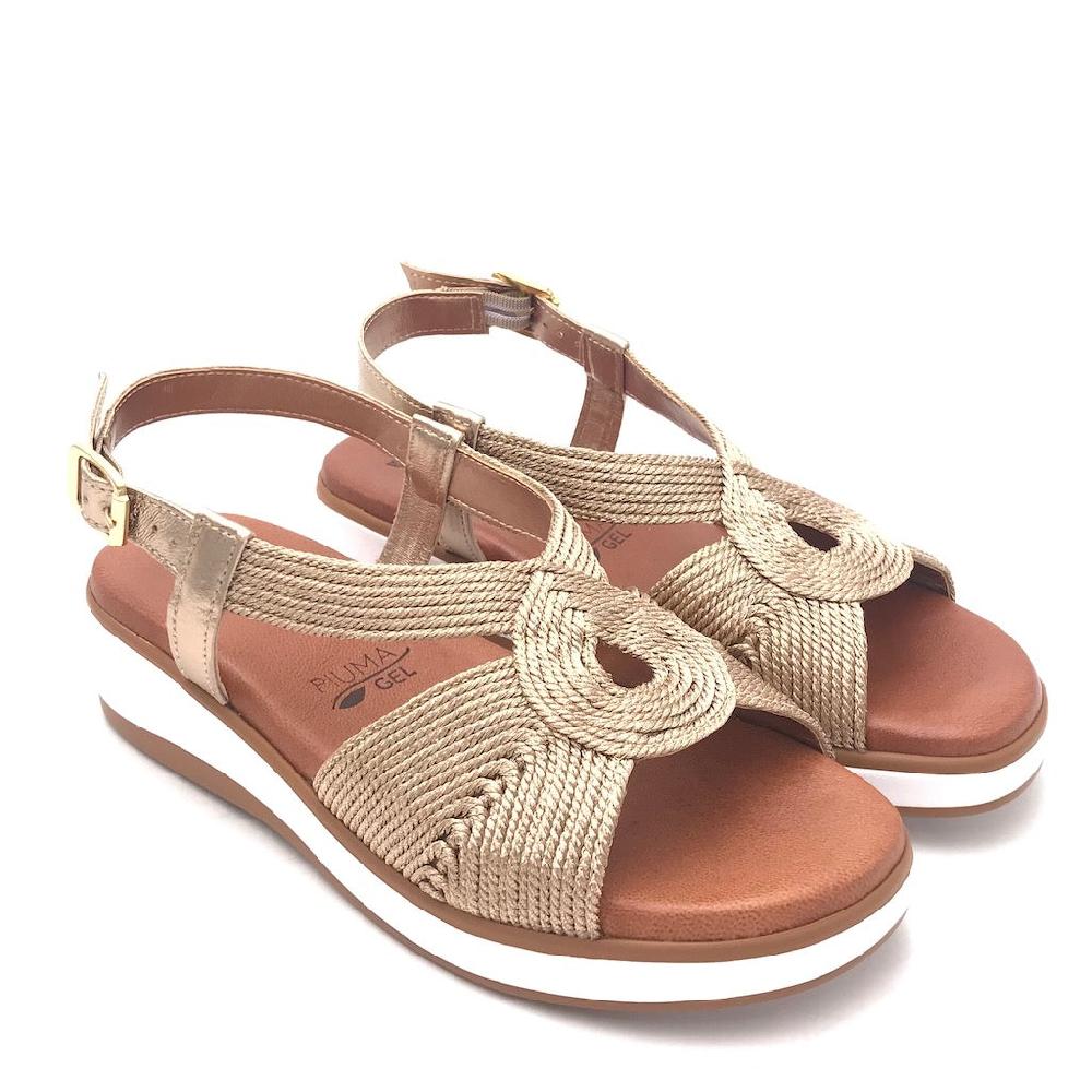 Zulian Calzature Sandalo Cordalux Rame