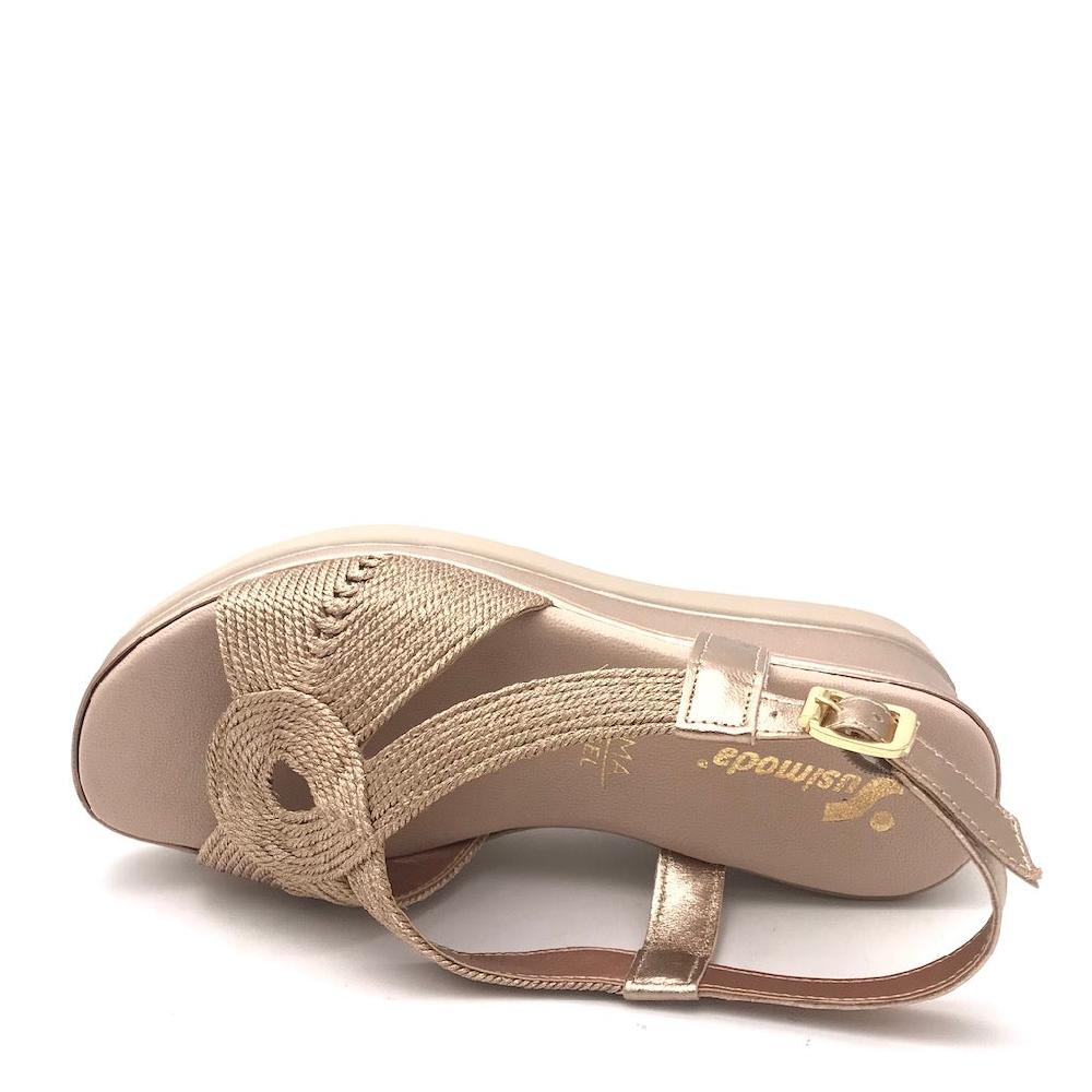 Zulian Calzature Sandalo Cordalux Rame