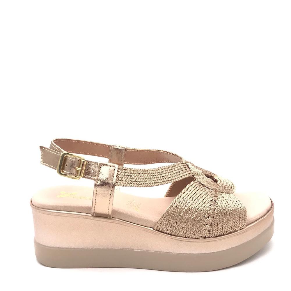 Zulian Calzature Sandalo cordalux rame