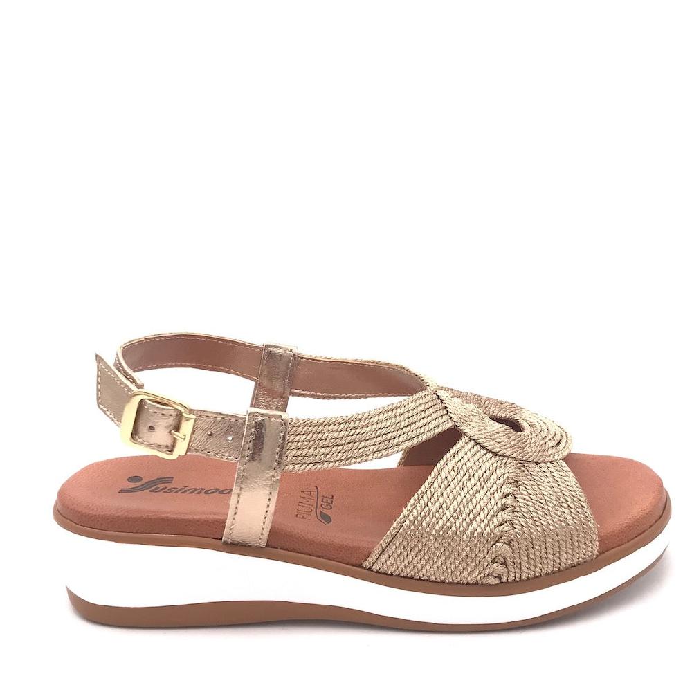 Zulian Calzature Sandalo cordalux rame